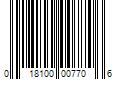 Barcode Image for UPC code 018100007706