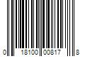 Barcode Image for UPC code 018100008178