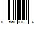 Barcode Image for UPC code 018100009816