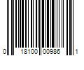 Barcode Image for UPC code 018100009861