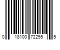 Barcode Image for UPC code 018100722555