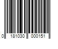 Barcode Image for UPC code 0181030000151