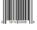 Barcode Image for UPC code 018110000056