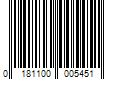 Barcode Image for UPC code 0181100005451