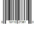 Barcode Image for UPC code 018110273610