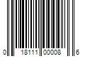 Barcode Image for UPC code 018111000086