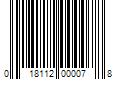 Barcode Image for UPC code 018112000078