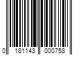 Barcode Image for UPC code 0181143000758