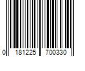 Barcode Image for UPC code 0181225700330. Product Name: Brentwood 13 in. Aluminum Round Griddle