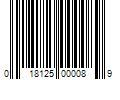 Barcode Image for UPC code 018125000089