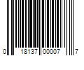 Barcode Image for UPC code 018137000077