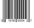 Barcode Image for UPC code 018150000047