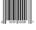 Barcode Image for UPC code 018161000067