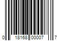 Barcode Image for UPC code 018168000077