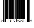 Barcode Image for UPC code 018172000070