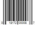 Barcode Image for UPC code 018172000087