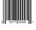 Barcode Image for UPC code 018177000051