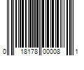 Barcode Image for UPC code 018178000081