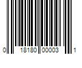 Barcode Image for UPC code 018180000031