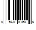 Barcode Image for UPC code 018200000188