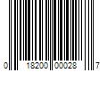 Barcode Image for UPC code 018200000287