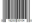 Barcode Image for UPC code 018200001048