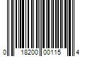 Barcode Image for UPC code 018200001154