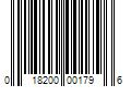 Barcode Image for UPC code 018200001796