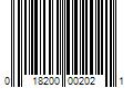 Barcode Image for UPC code 018200002021