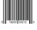 Barcode Image for UPC code 018200002120