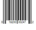 Barcode Image for UPC code 018200002472