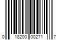 Barcode Image for UPC code 018200002717