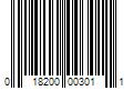 Barcode Image for UPC code 018200003011