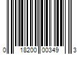 Barcode Image for UPC code 018200003493