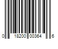 Barcode Image for UPC code 018200003646