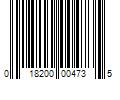 Barcode Image for UPC code 018200004735