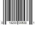 Barcode Image for UPC code 018200005381