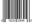 Barcode Image for UPC code 018200006456