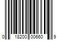 Barcode Image for UPC code 018200006609