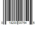 Barcode Image for UPC code 018200007545