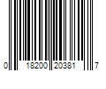 Barcode Image for UPC code 018200203817