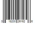 Barcode Image for UPC code 018200261626