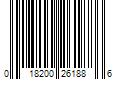 Barcode Image for UPC code 018200261886