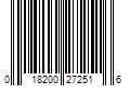 Barcode Image for UPC code 018200272516