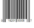 Barcode Image for UPC code 018201000057