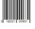 Barcode Image for UPC code 0182021000631