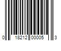 Barcode Image for UPC code 018212000053