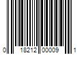 Barcode Image for UPC code 018212000091