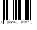 Barcode Image for UPC code 01822062330036