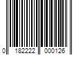 Barcode Image for UPC code 0182222000126